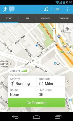 Runkeeper android App screenshot 2